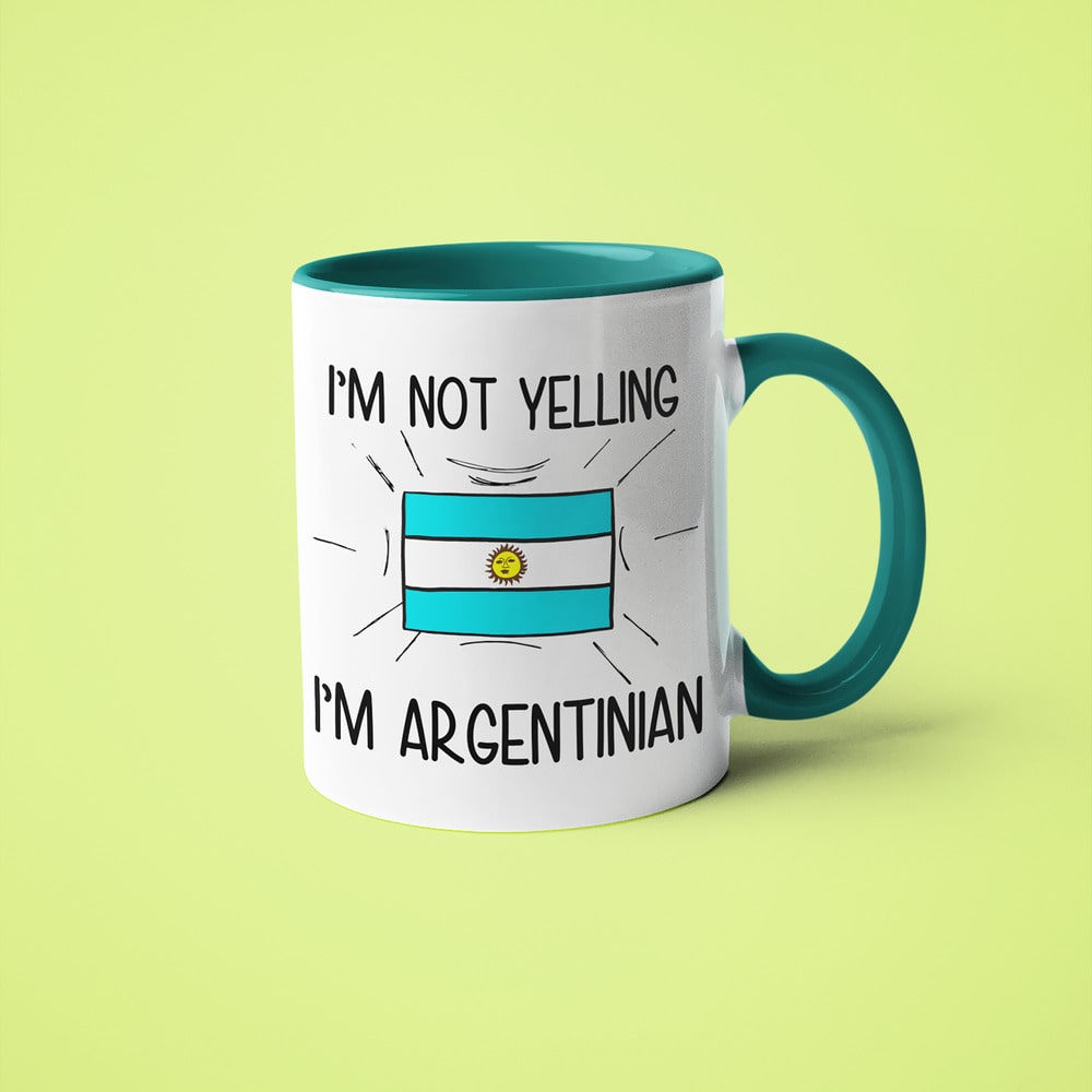I'm Not Yelling I'm Argentinian Coffee Mug - Funny Gift For Argentinian - KayoMugs