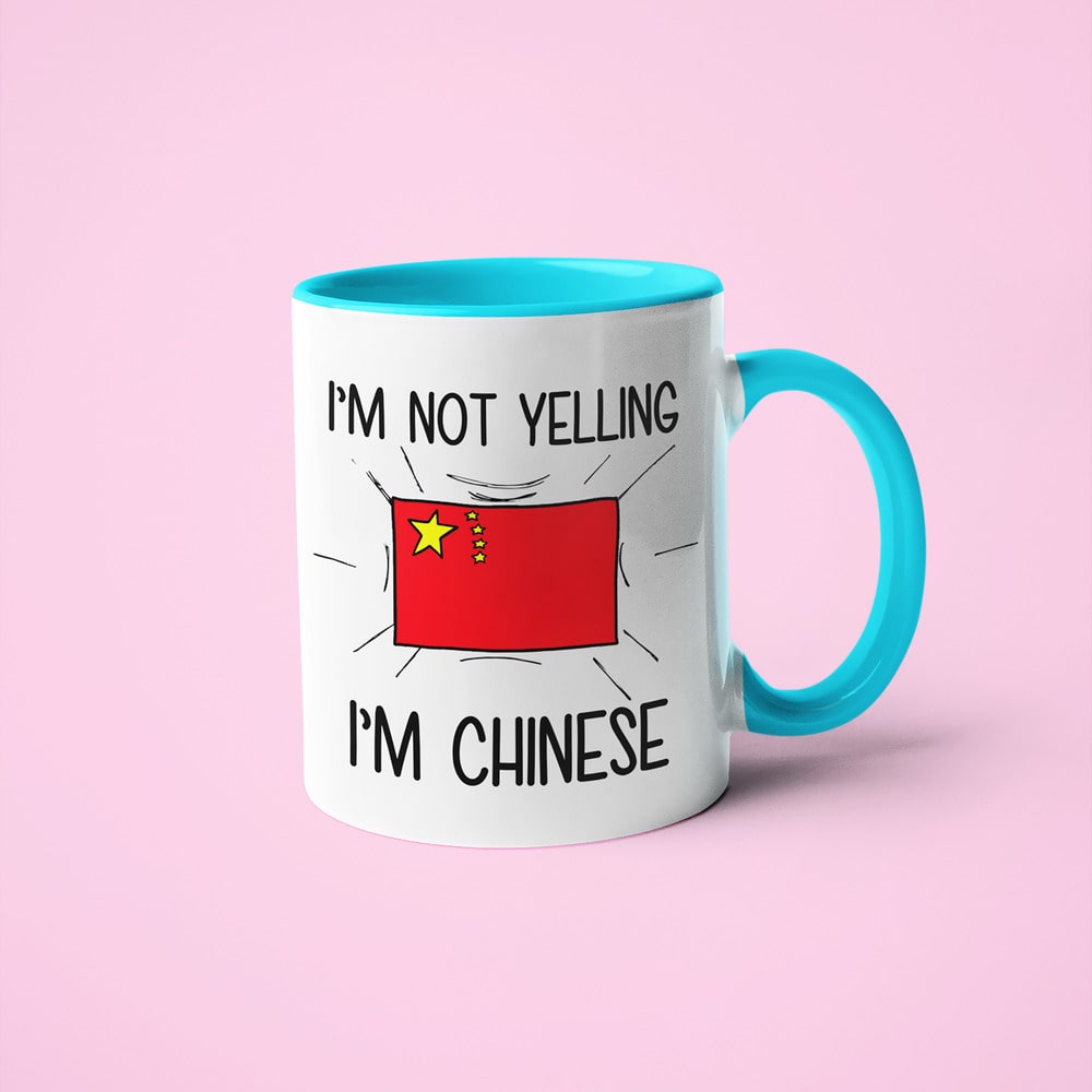 I'm Not Yelling I'm Chinese Coffee Mug - Funny Gift For Chinese - KayoMugs