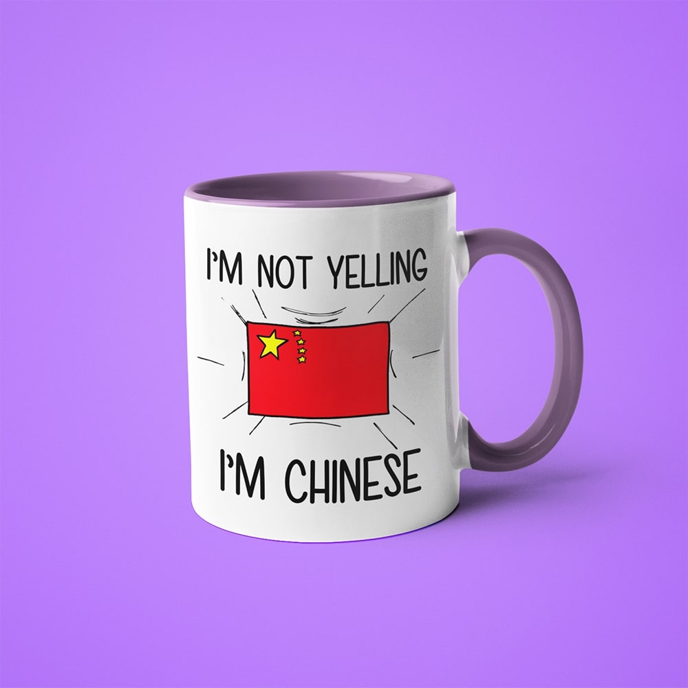 I'm Not Yelling I'm Chinese Coffee Mug - Funny Gift For Chinese - KayoMugs