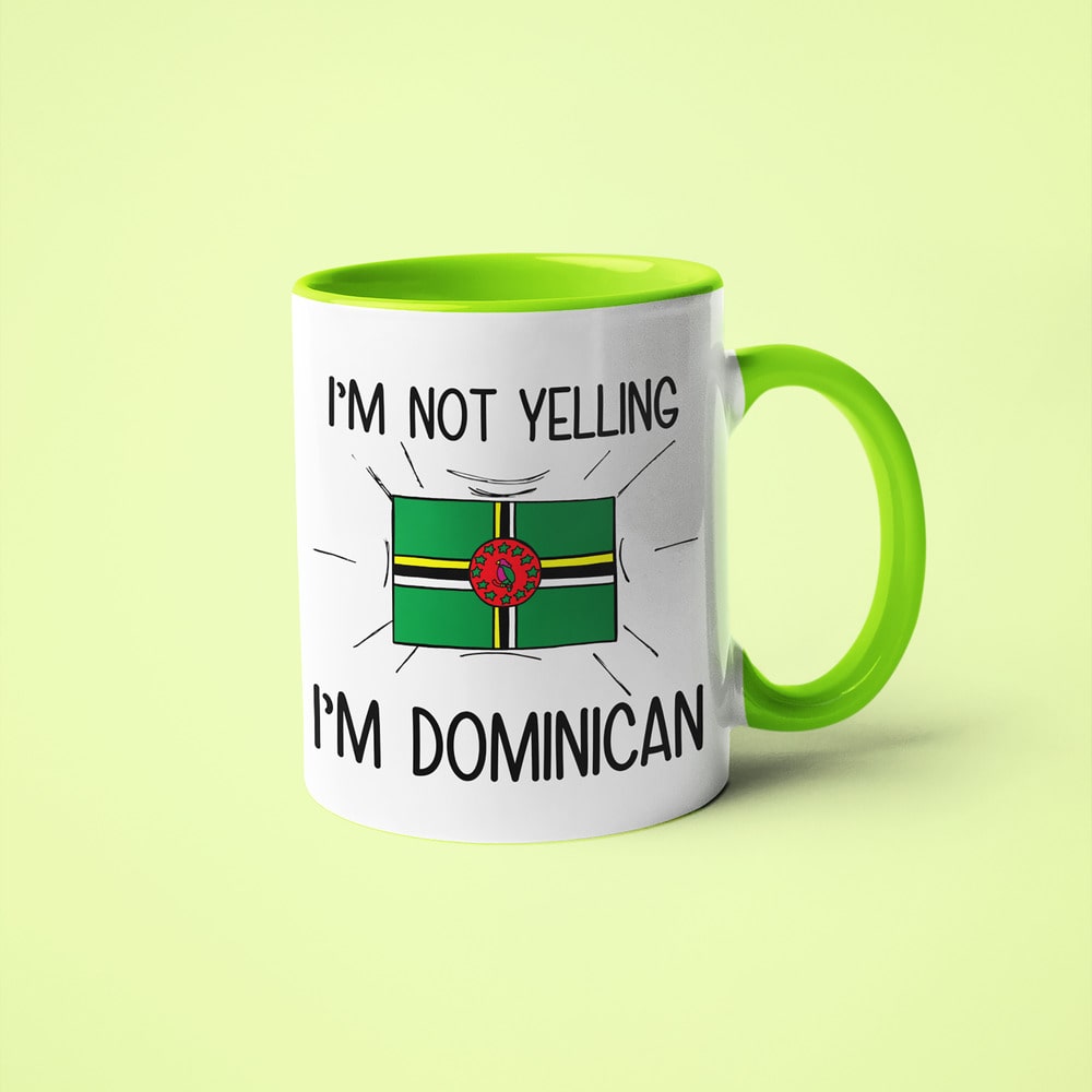 I'm Not Yelling I'm Dominican Coffee Mug - Funny Gift For Dominican - KayoMugs