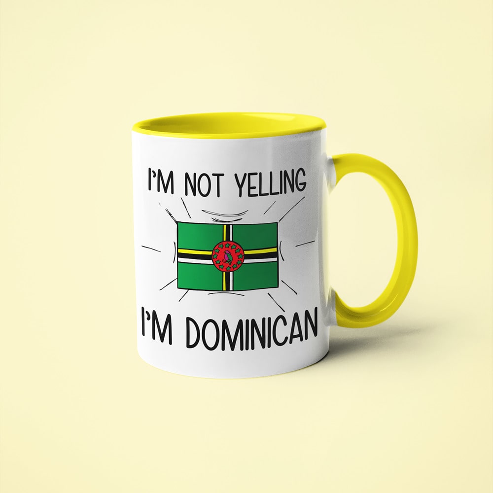I'm Not Yelling I'm Dominican Coffee Mug - Funny Gift For Dominican - KayoMugs