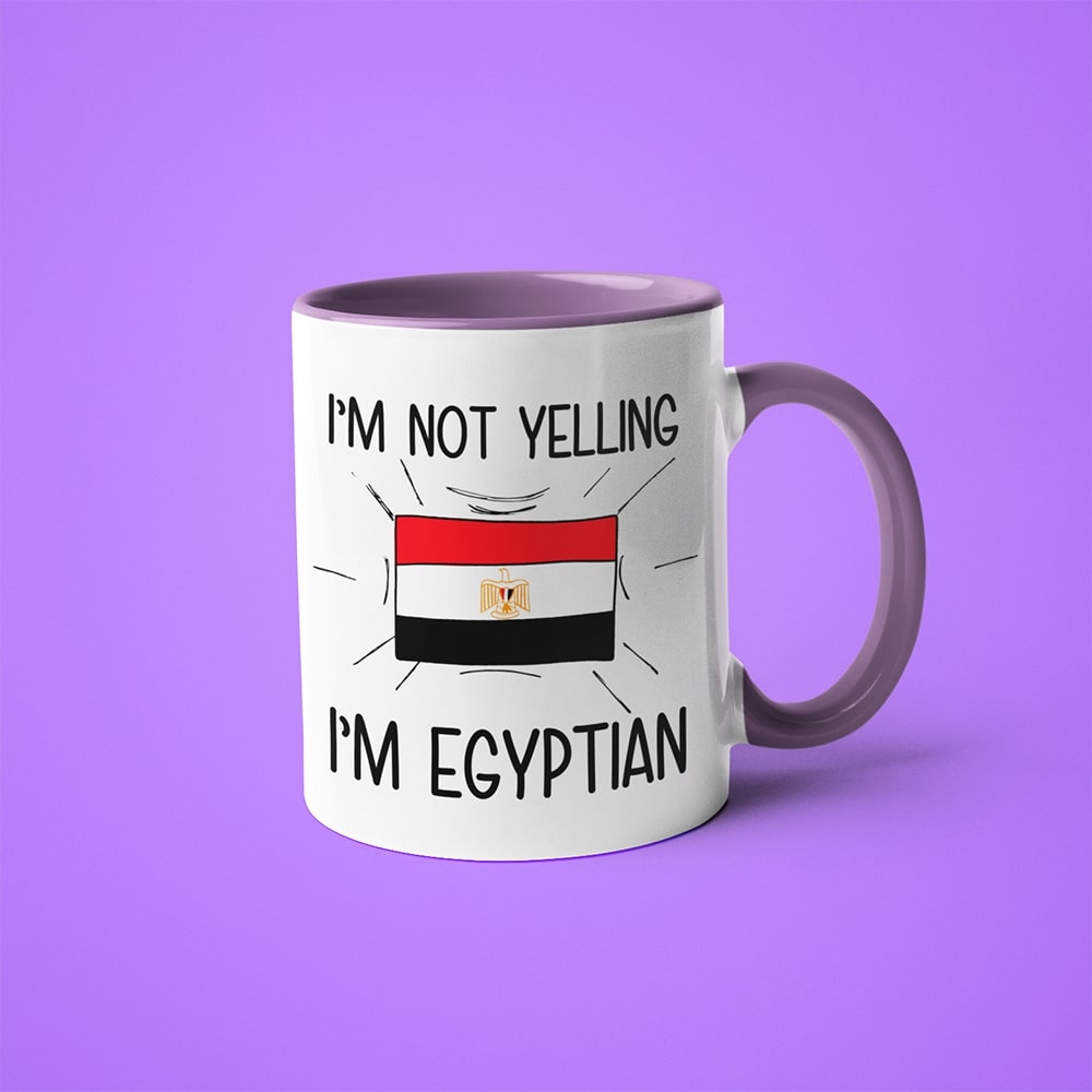 I'm Not Yelling I'm Egyptian Coffee Mug - Funny Gift For Egyptian - KayoMugs