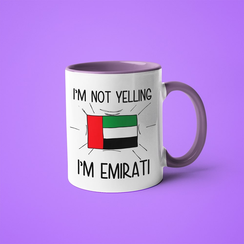 I'm Not Yelling I'm Emirati Coffee Mug - Funny Gift For Emirati - KayoMugs