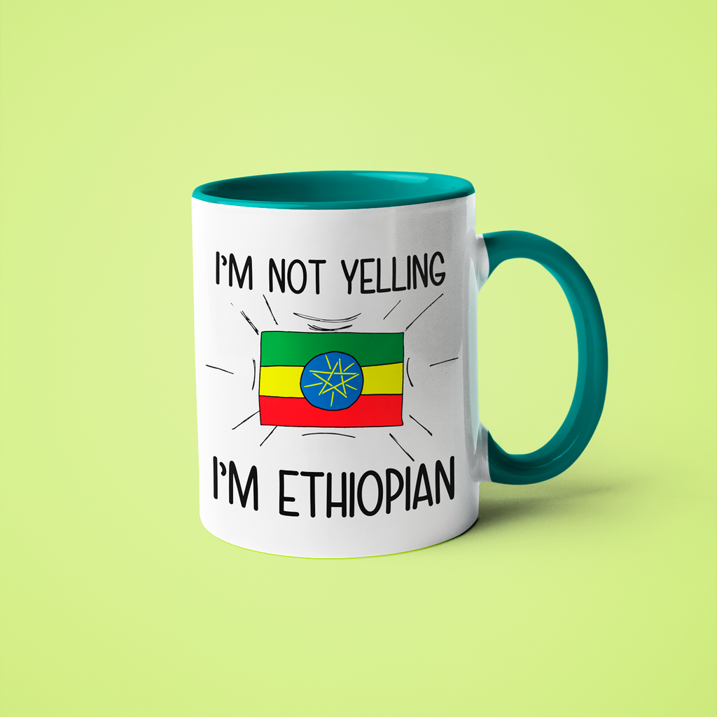 I'm Not Yelling I'm Ethiopian Coffee Mug - Funny Gift For Ethiopian - KayoMugs