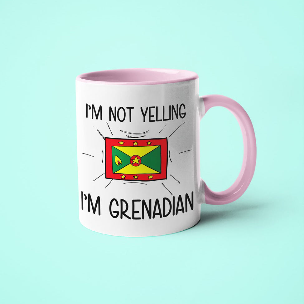 I'm Not Yelling I'm Grenadian Coffee Mug - Funny Gift For Grenadian - KayoMugs