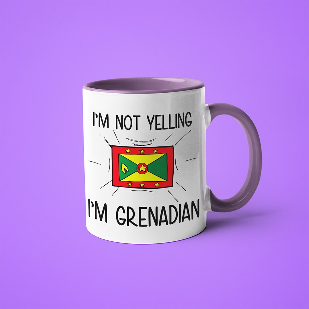 I'm Not Yelling I'm Grenadian Coffee Mug - Funny Gift For Grenadian - KayoMugs