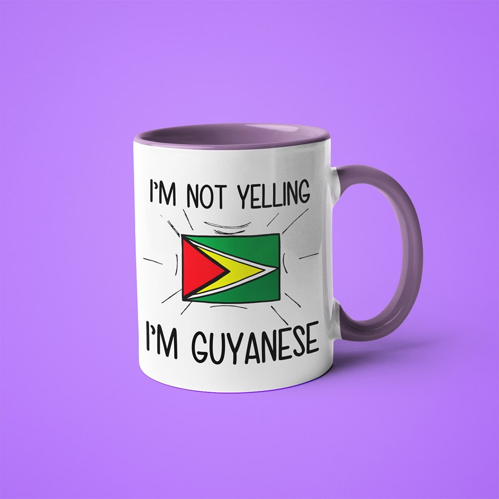 I'm Not Yelling I'm GuyaneseCoffee Mug - Funny Gift For Guyanese - KayoMugs