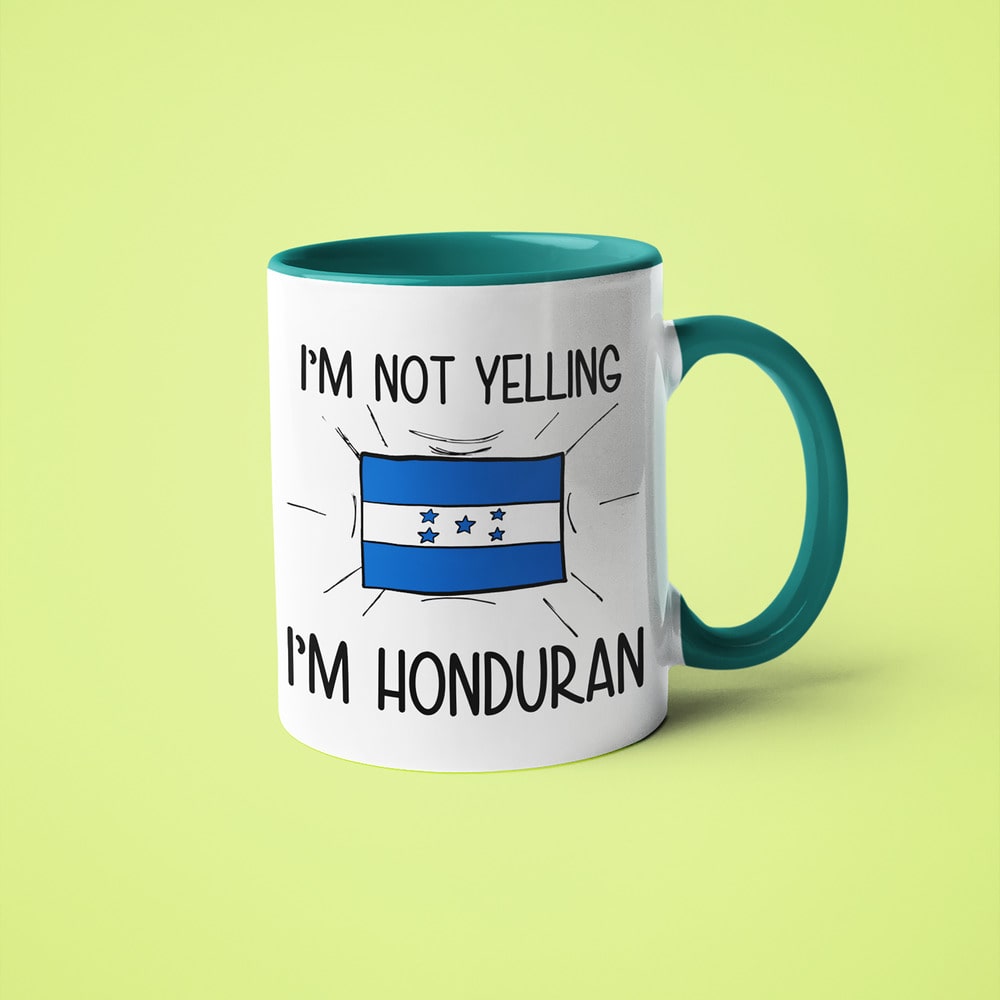 I'm Not Yelling I'm Honduran Coffee Mug - Funny Gift For Honduran - KayoMugs