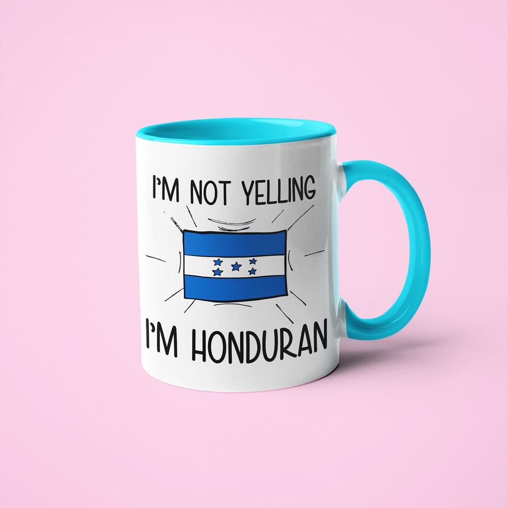 I'm Not Yelling I'm Honduran Coffee Mug - Funny Gift For Honduran - KayoMugs