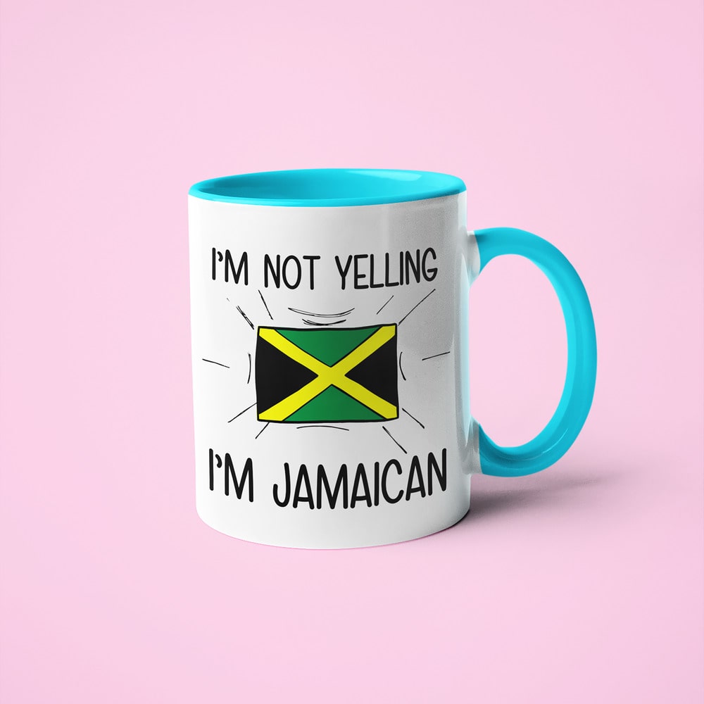 I'm Not Yelling I'm Jamaican Coffee Mug - Funny Gift For Jamaican - KayoMugs