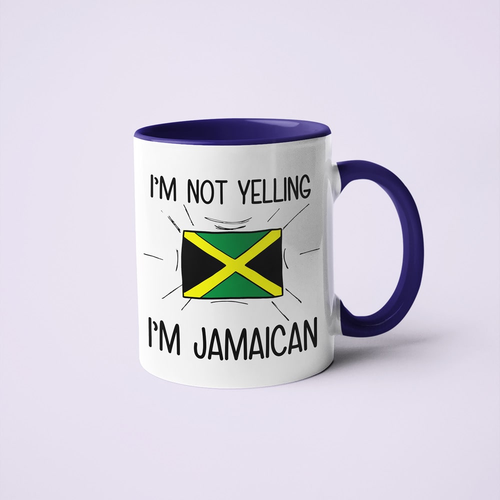 I'm Not Yelling I'm Jamaican Coffee Mug - Funny Gift For Jamaican - KayoMugs