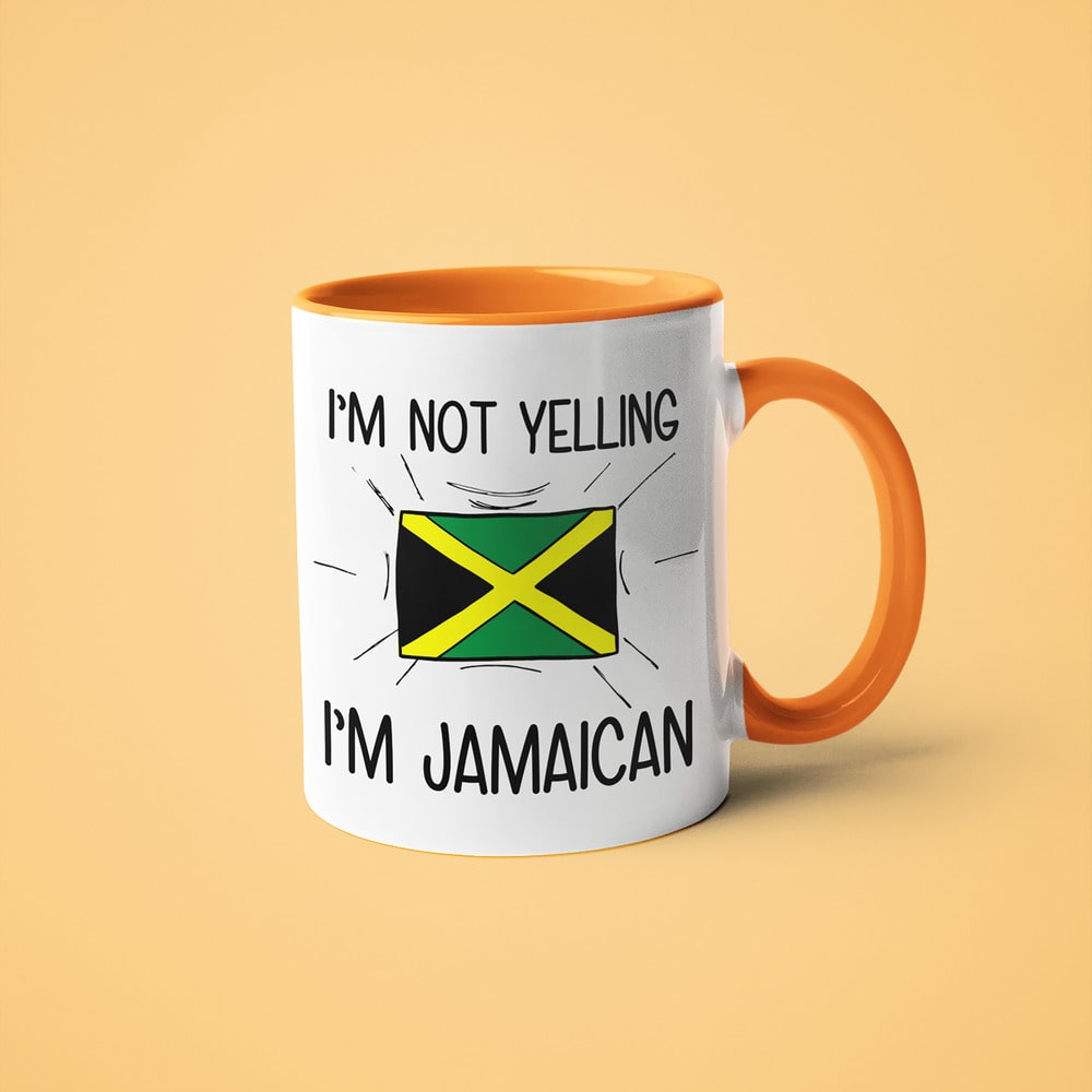 I'm Not Yelling I'm Jamaican Coffee Mug - Funny Gift For Jamaican - KayoMugs