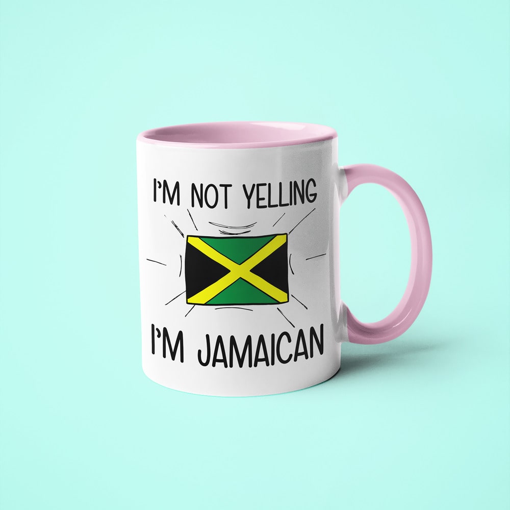 I'm Not Yelling I'm Jamaican Coffee Mug - Funny Gift For Jamaican - KayoMugs