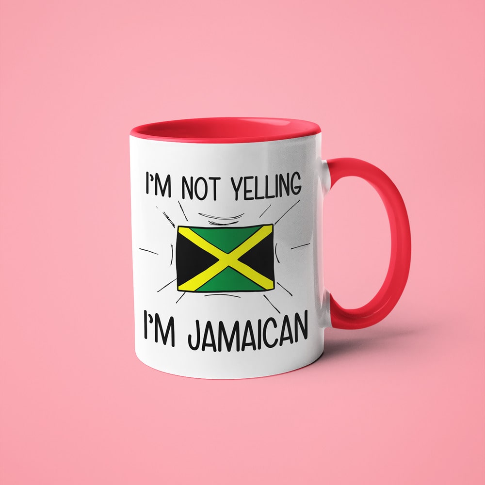 I'm Not Yelling I'm Jamaican Coffee Mug - Funny Gift For Jamaican - KayoMugs