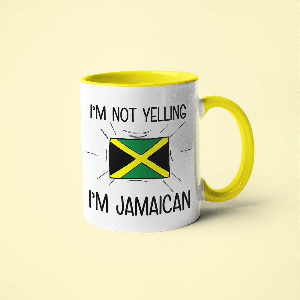 I'm Not Yelling I'm Jamaican Coffee Mug - Funny Gift For Jamaican - KayoMugs