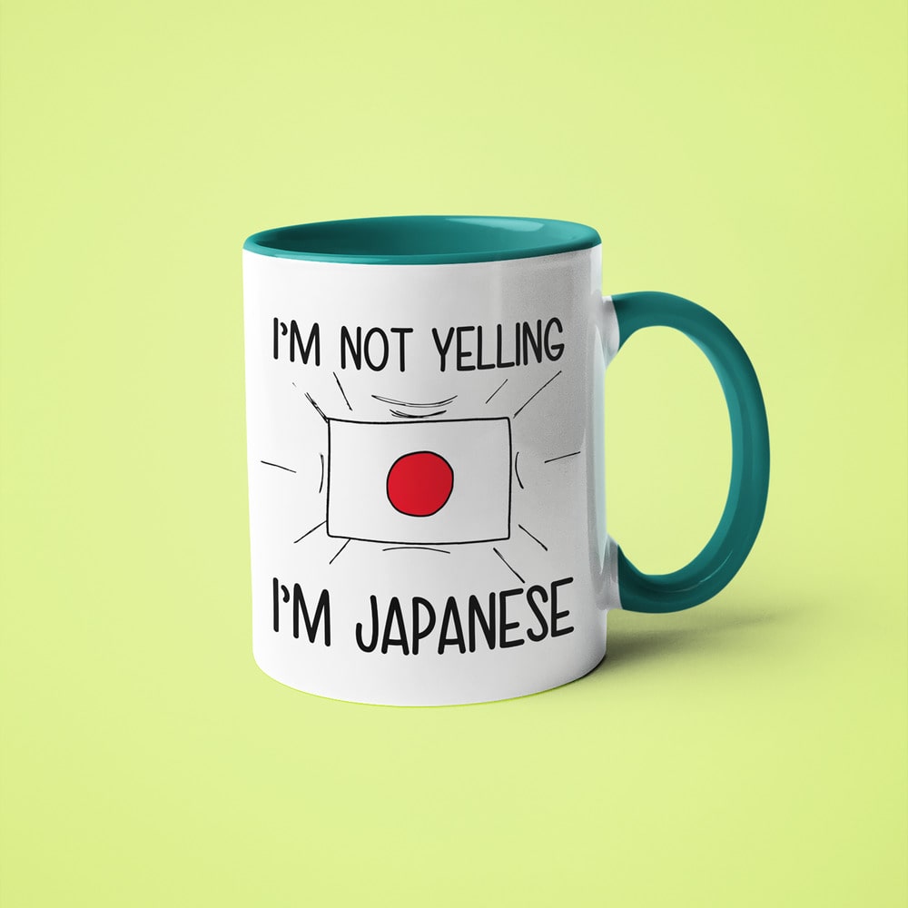 I'm Not Yelling I'm Japanese Coffee Mug - Funny Gift For Japanese - KayoMugs