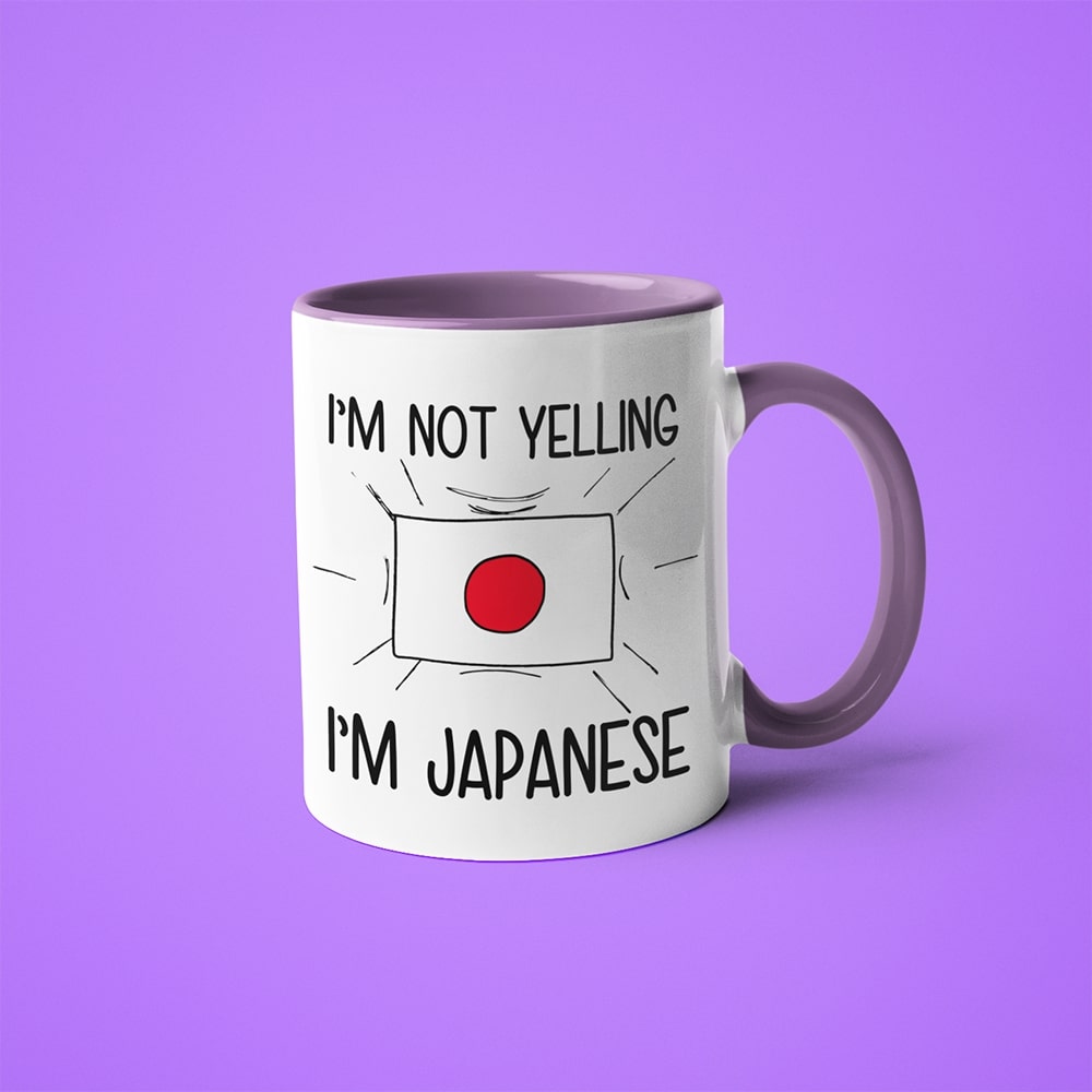 I'm Not Yelling I'm Japanese Coffee Mug - Funny Gift For Japanese - KayoMugs