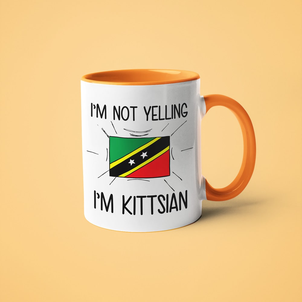 I'm Not Yelling I'm Kittsian Coffee Mug - Funny Gift For Kittsian - KayoMugs