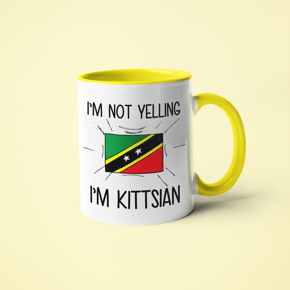 I'm Not Yelling I'm Kittsian Coffee Mug - Funny Gift For Kittsian - KayoMugs