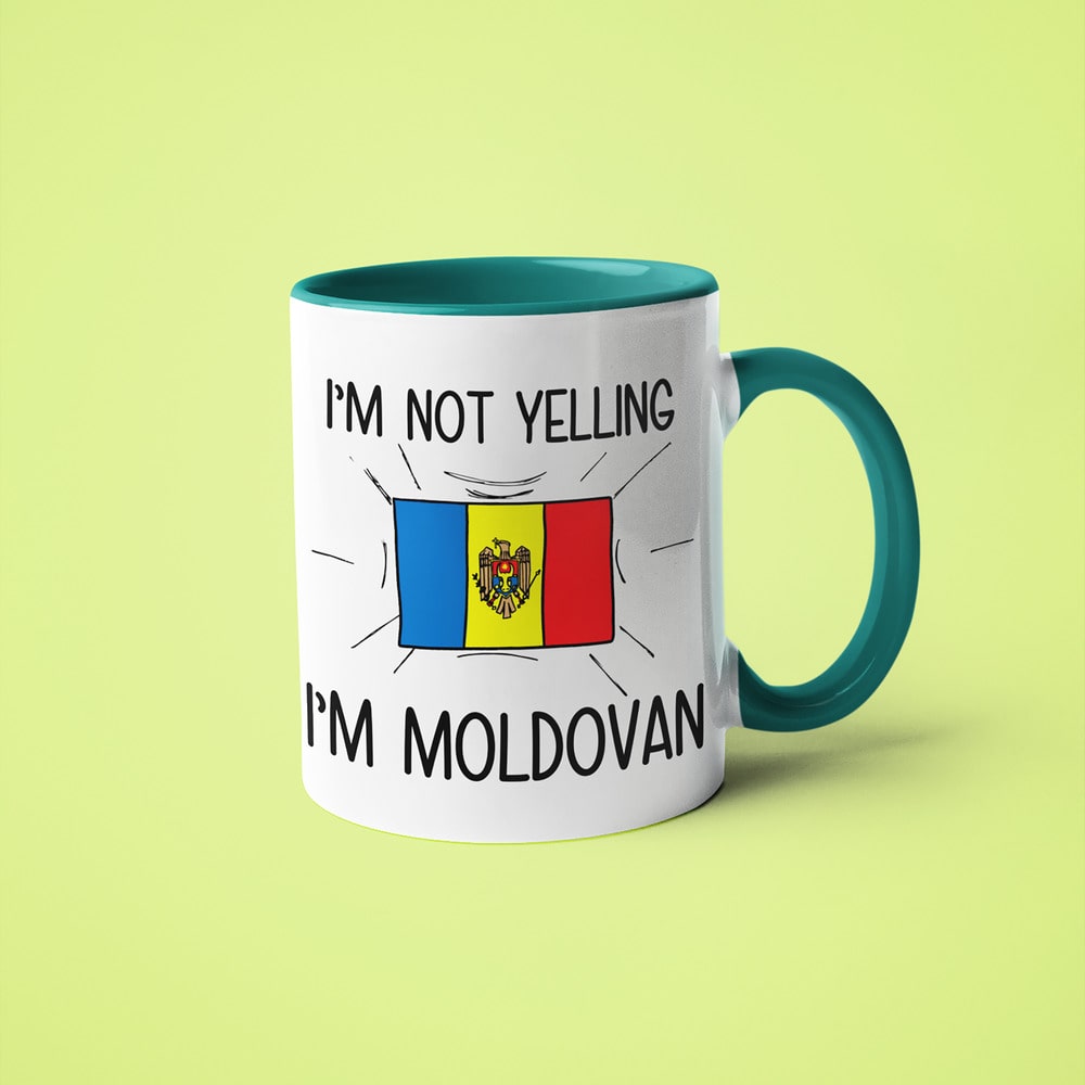 I'm Not Yelling I'm Moldovan Coffee Mug - Funny Gift For Moldovan - KayoMugs