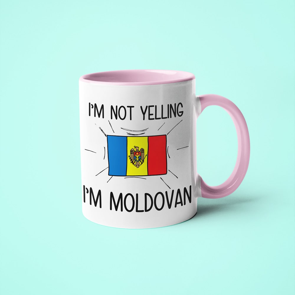 I'm Not Yelling I'm Moldovan Coffee Mug - Funny Gift For Moldovan - KayoMugs
