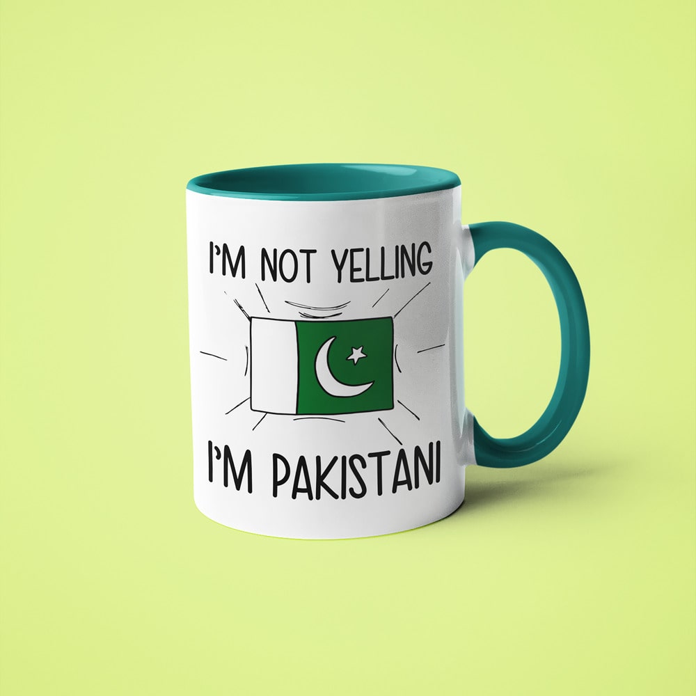 I'm Not Yelling I'm Pakistani Coffee Mug - Funny Gift For Pakistani - KayoMugs