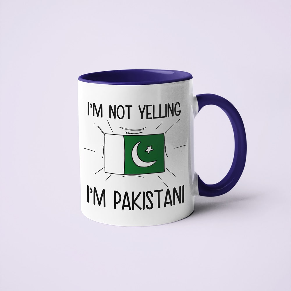 I'm Not Yelling I'm Pakistani Coffee Mug - Funny Gift For Pakistani - KayoMugs