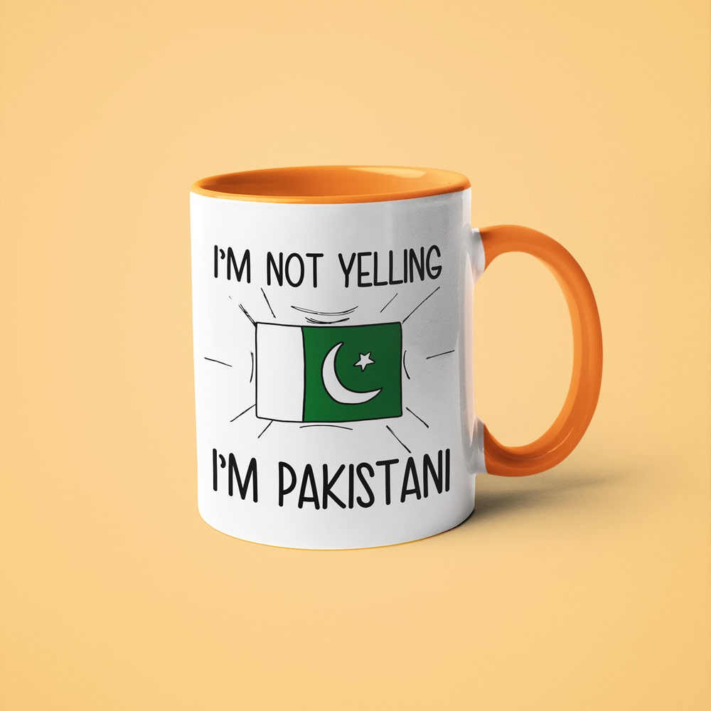 I'm Not Yelling I'm Pakistani Coffee Mug - Funny Gift For Pakistani - KayoMugs