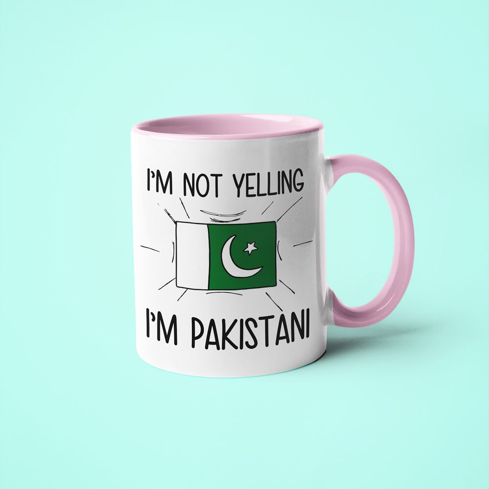 I'm Not Yelling I'm Pakistani Coffee Mug - Funny Gift For Pakistani - KayoMugs
