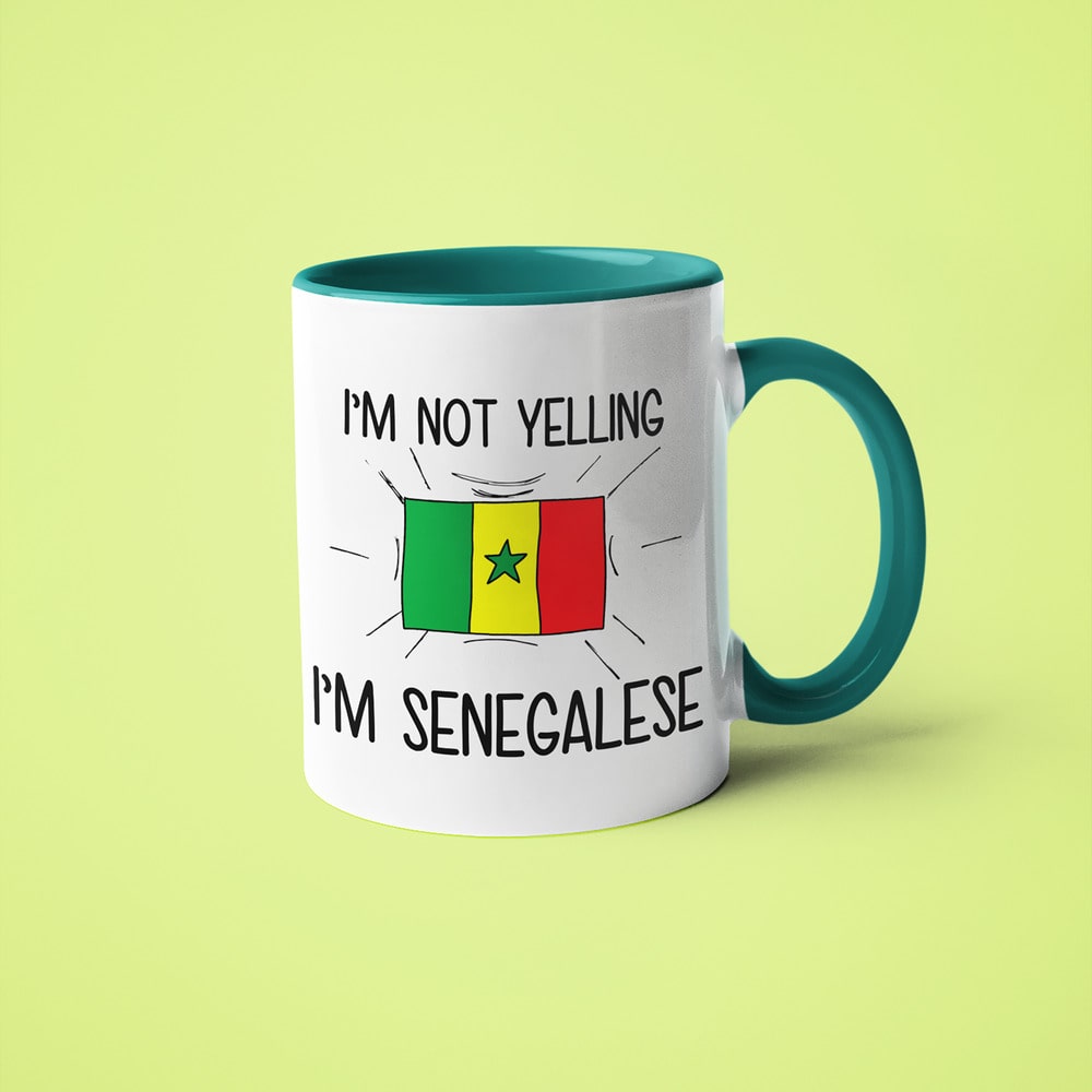 I'm Not Yelling I'm Senegalese Coffee Mug - Funny Gift For Senegalese - KayoMugs