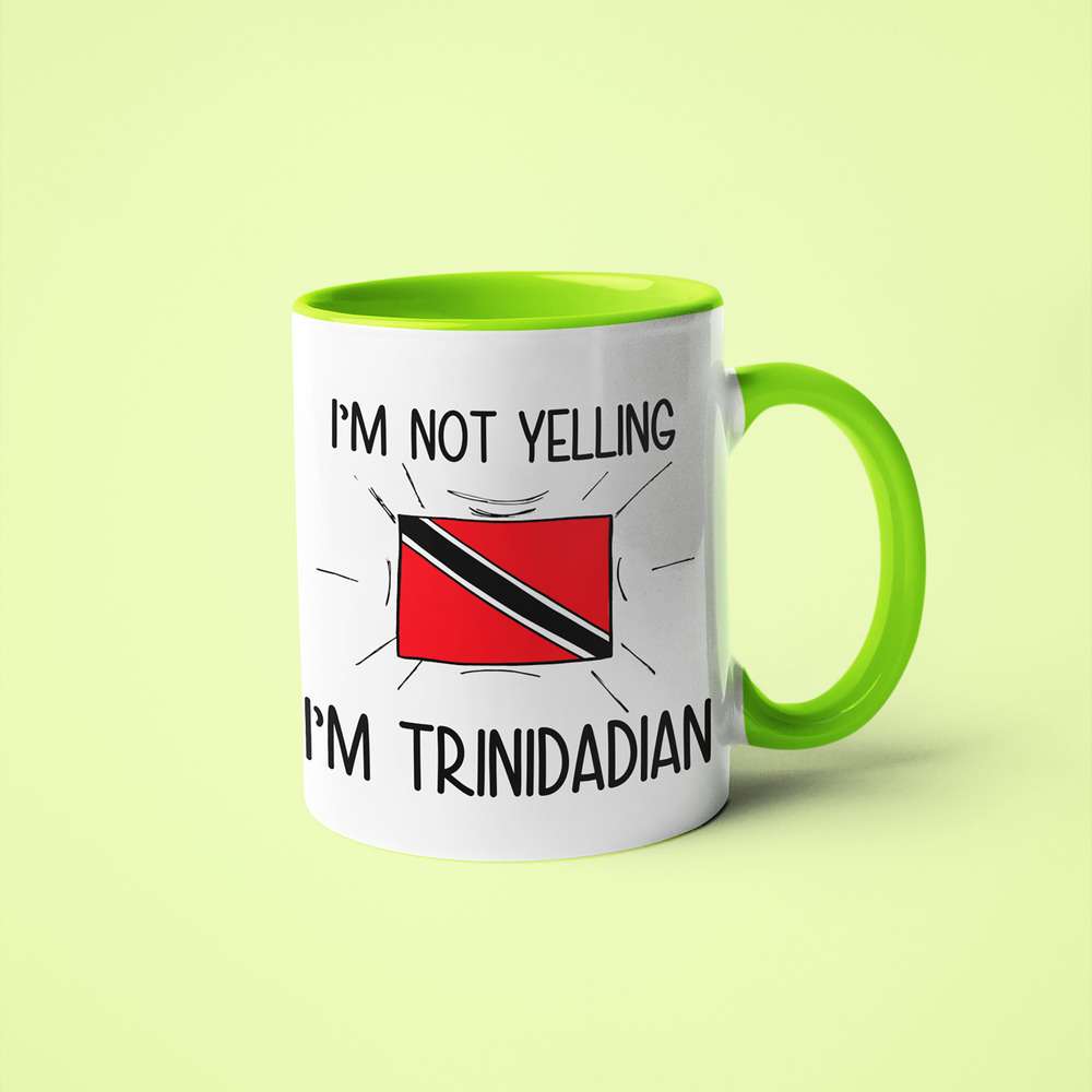 I'm Not Yelling I'm Trinidadian Coffee Mug - Funny Gift For Trinidadian - KayoMugs