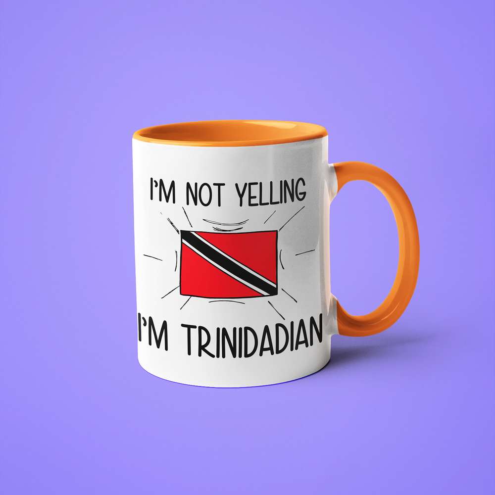 I'm Not Yelling I'm Trinidadian Coffee Mug - Funny Gift For Trinidadian - KayoMugs
