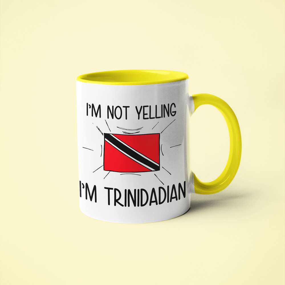 I'm Not Yelling I'm Trinidadian Coffee Mug - Funny Gift For Trinidadian - KayoMugs