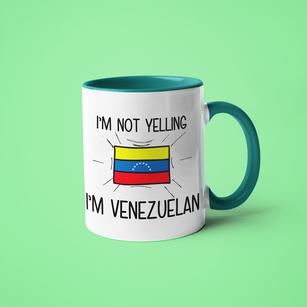 I'm Not Yelling I'm Venezuelan Coffee Mug - Funny Gift For Venezuelan - KayoMugs