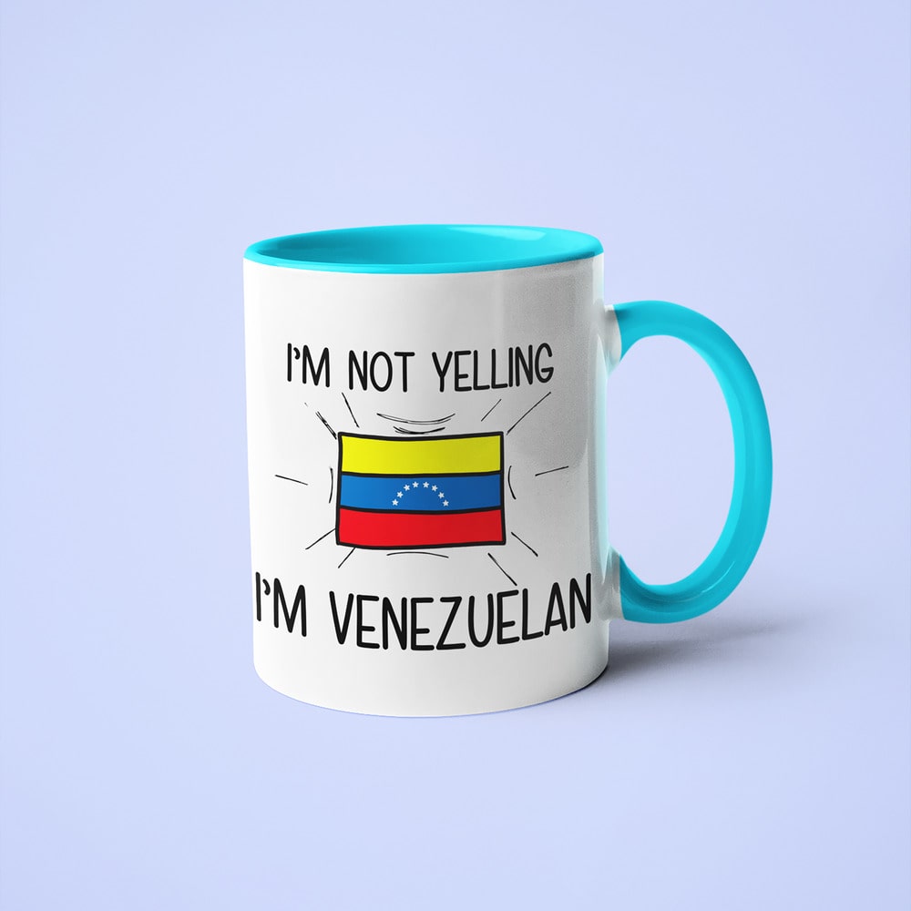 I'm Not Yelling I'm Venezuelan Coffee Mug - Funny Gift For Venezuelan - KayoMugs