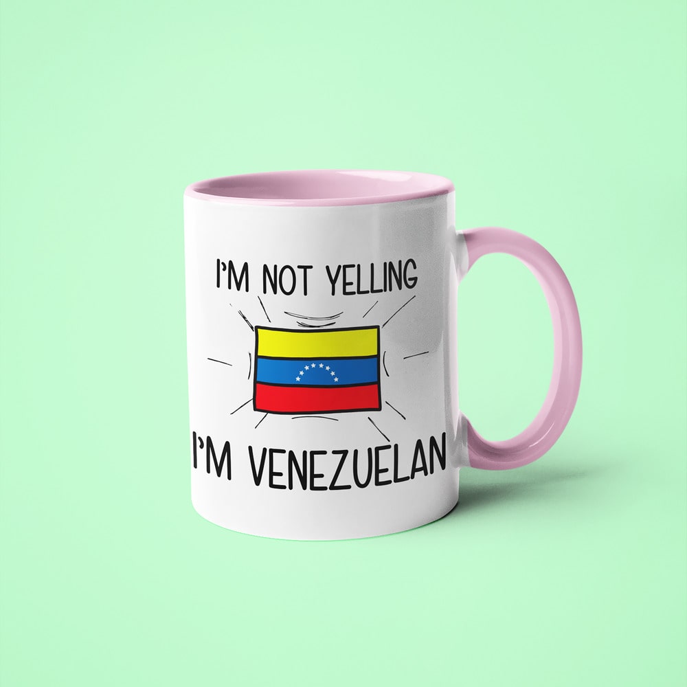 I'm Not Yelling I'm Venezuelan Coffee Mug - Funny Gift For Venezuelan - KayoMugs