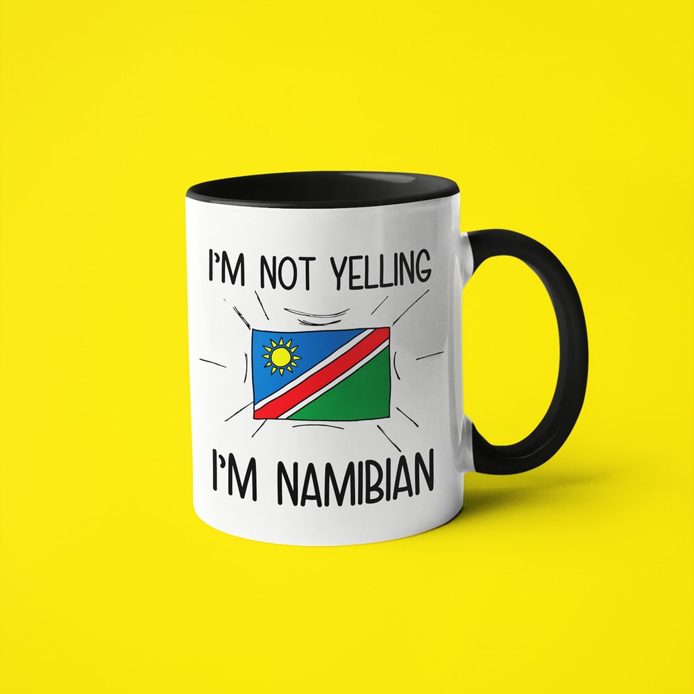 Namibian Loud And Proud Coffee Mug, I'm Not Yelling I'm Namibian Mug - KayoMugs