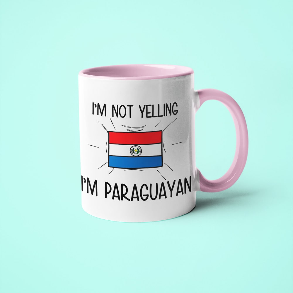 Paraguayan Loud And Proud Coffee Mug, I'm Not Yelling I'm Paraguayan Mug - KayoMugs