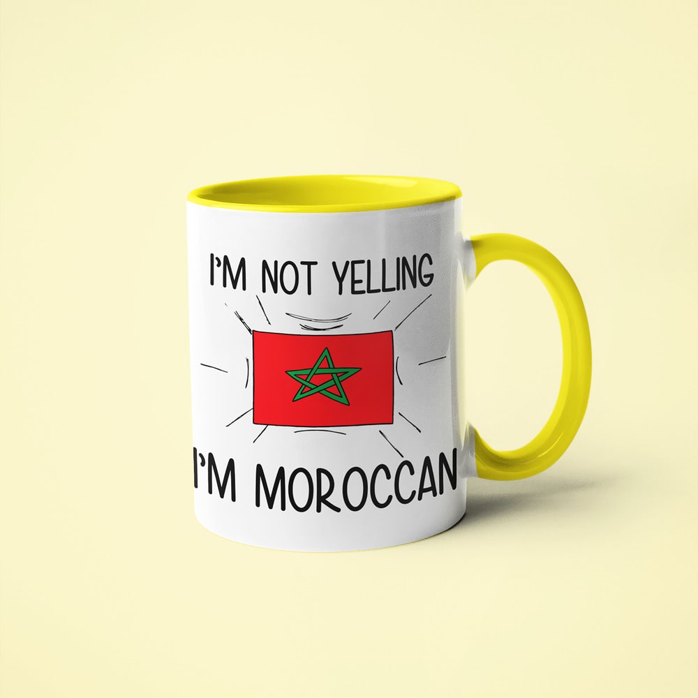 I'm Not Yelling I'm Moroccan Coffee Mug - Funny Gift For Moroccan - KayoMugs