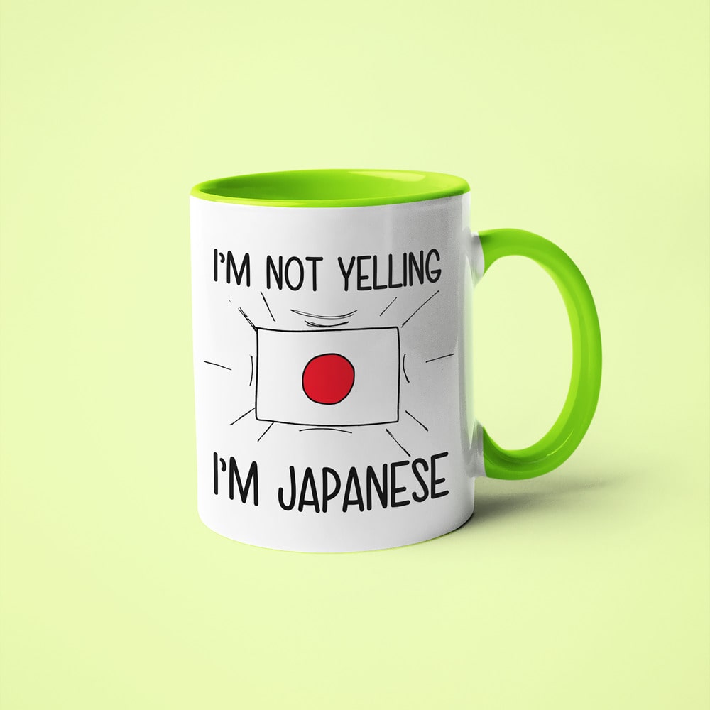 Japanese Loud And Proud Coffee Mug, I'm Not Yelling I'm Japanese Mug - KayoMugs