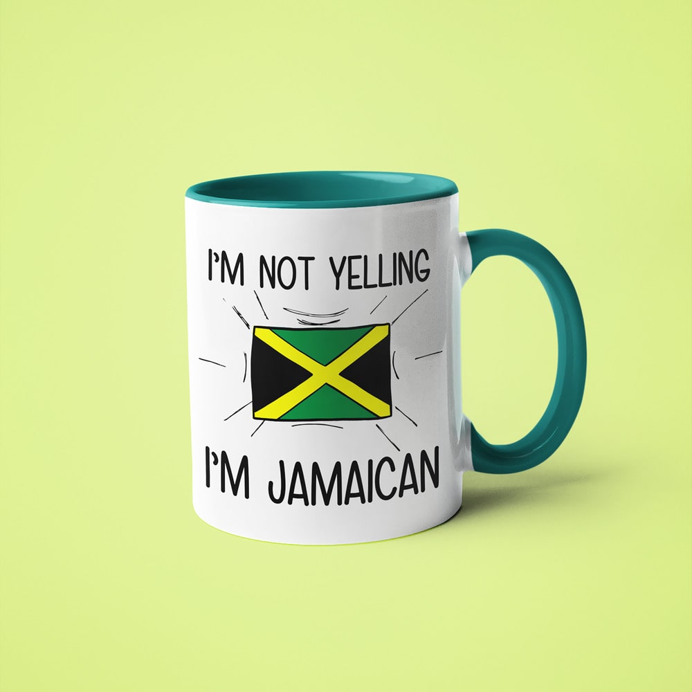 Jamaican Loud And Proud Coffee Mug, I'm Not Yelling I'm Jamaican Mug - KayoMugs