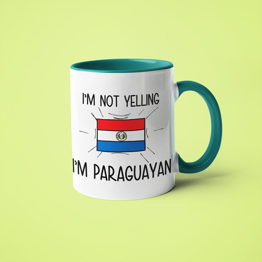 Paraguayan Loud And Proud Coffee Mug, I'm Not Yelling I'm Paraguayan Mug - KayoMugs