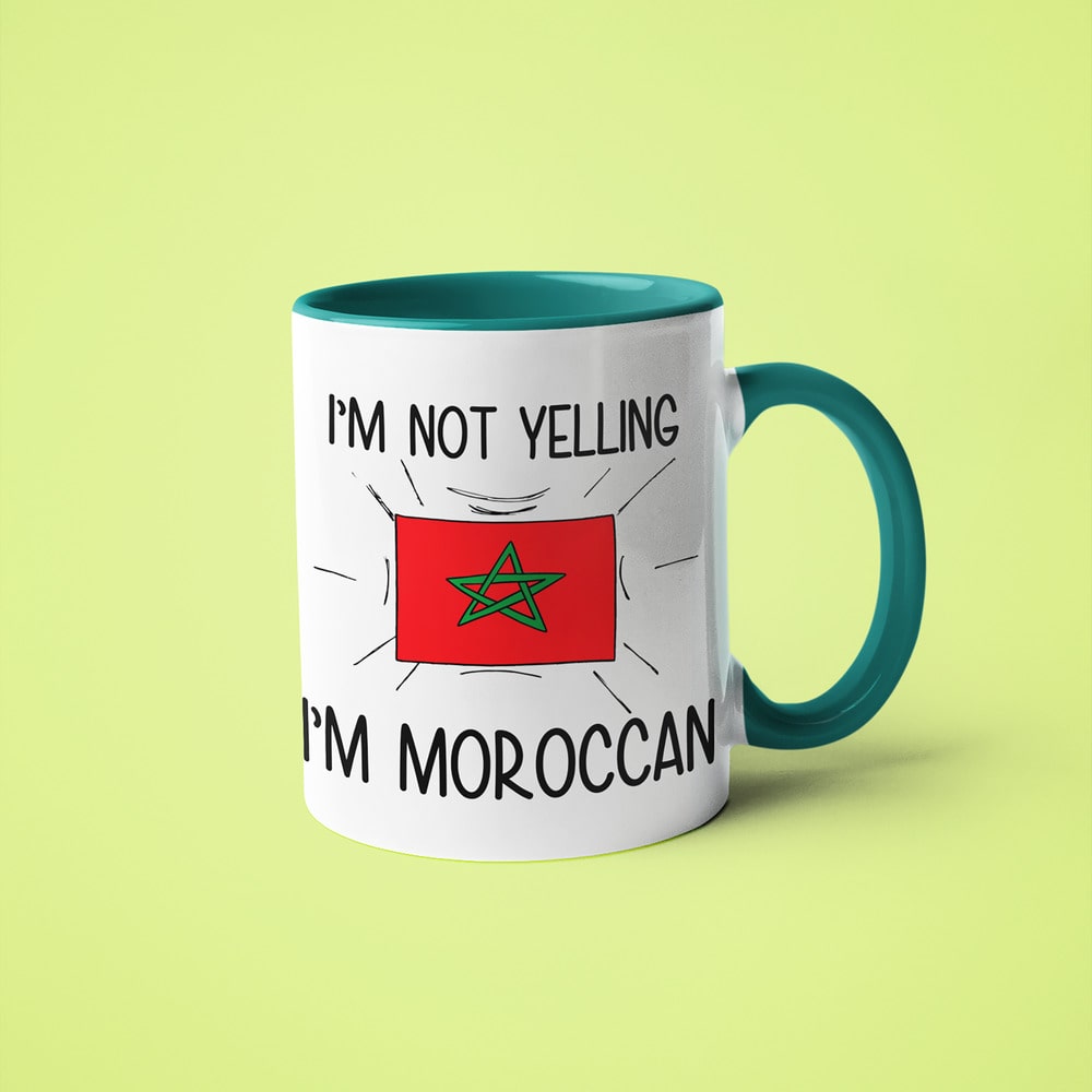 Moroccan Loud And Proud Coffee Mug, I'm Not Yelling I'm Moroccan Mug - KayoMugs