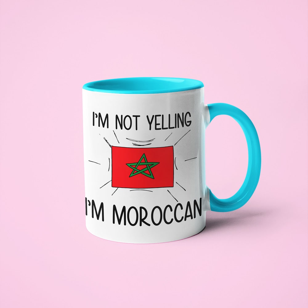 Moroccan Loud And Proud Coffee Mug, I'm Not Yelling I'm Moroccan Mug - KayoMugs