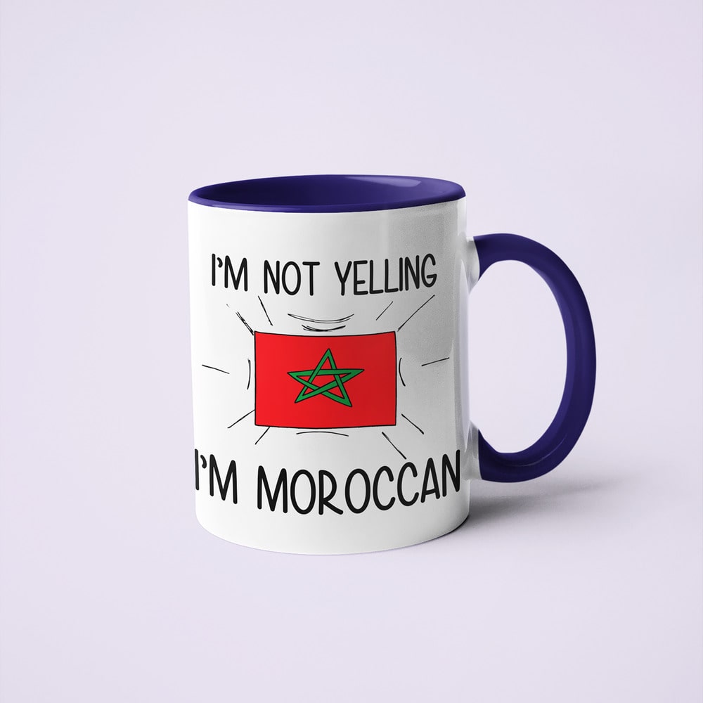 Moroccan Loud And Proud Coffee Mug, I'm Not Yelling I'm Moroccan Mug - KayoMugs