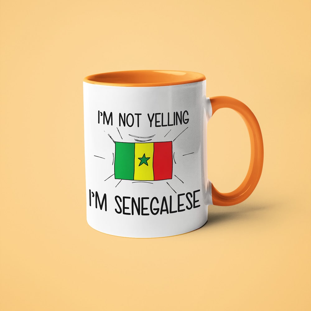 Senegalese Loud And Proud Coffee Mug, I'm Not Yelling I'm Senegalese Mug - KayoMugs