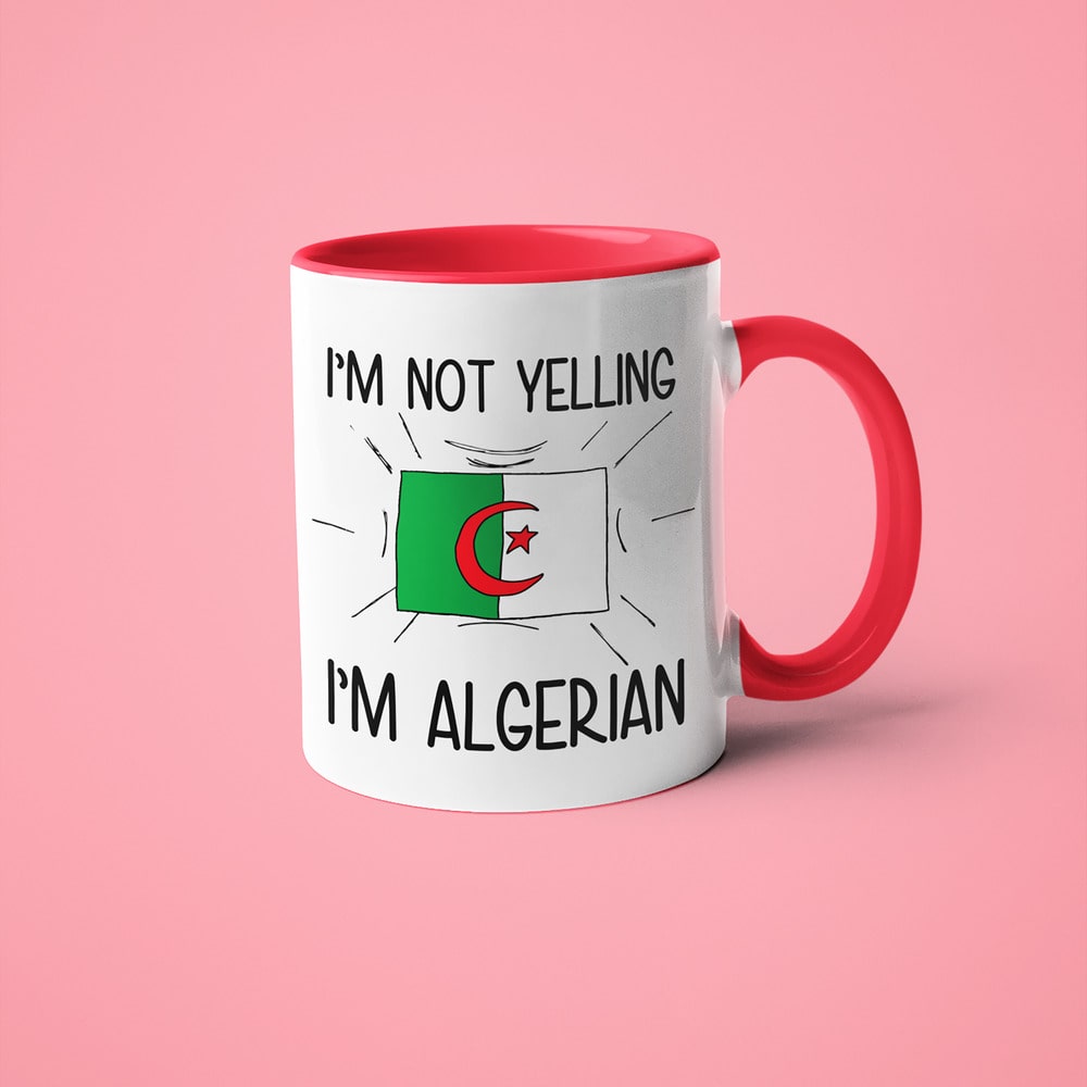 Algerian Loud And Proud Coffee Mug, I'm Not Yelling I'm Algerian Mug - KayoMugs