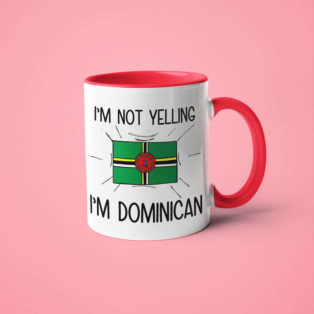 Dominican Loud And Proud Coffee Mug, I'm Not Yelling I'm Dominican Mug - KayoMugs