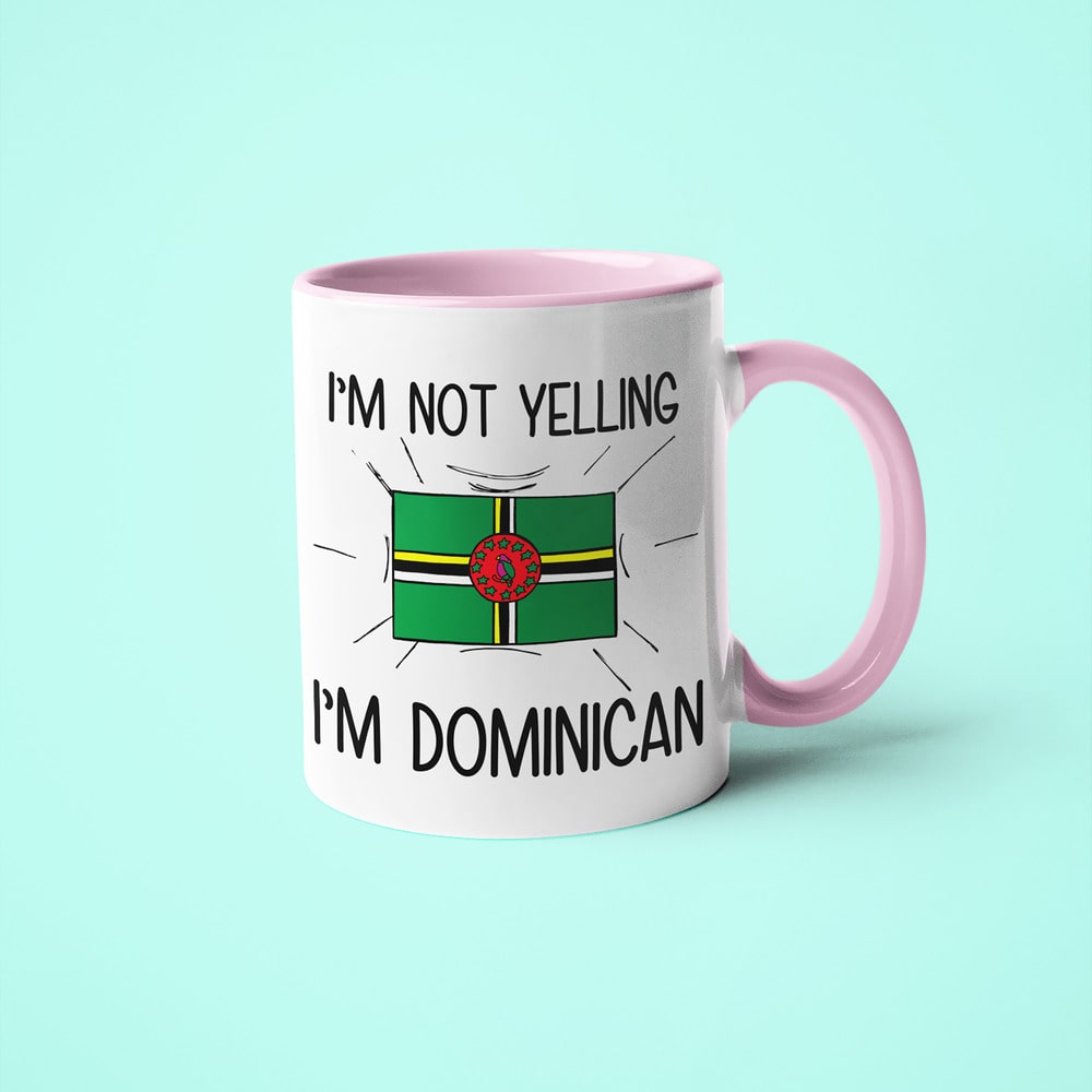 Dominican Loud And Proud Coffee Mug, I'm Not Yelling I'm Dominican Mug - KayoMugs