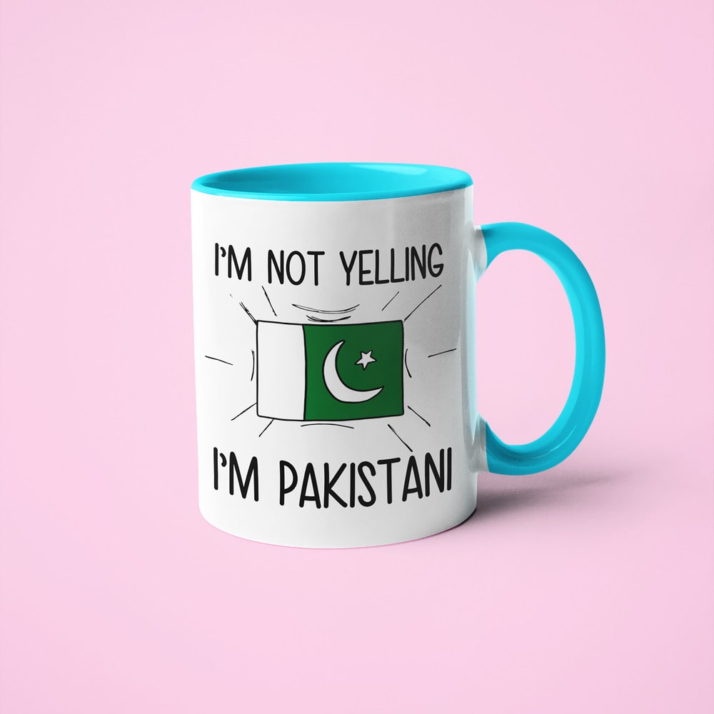 Pakistani Loud And Proud Coffee Mug, I'm Not Yelling I'm Pakistani Mug - KayoMugs